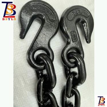 Factory Sale G80 Welded Binder Chain With Hooks For Lifting