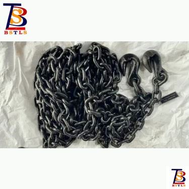 Factory Sale G80 Welded Binder Chain With Hooks For Lifting